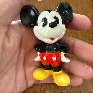Vintage Disney Mickey Mouse Figure - Made in Japan